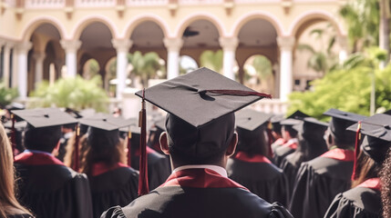 Obraz premium University graduation celebration