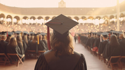 Obraz premium University graduation celebration