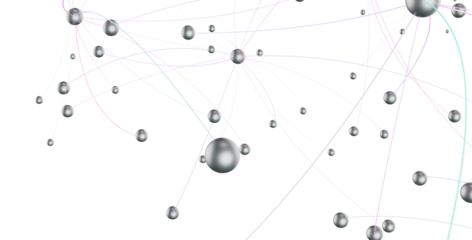 abstract futuristic network on background illustration