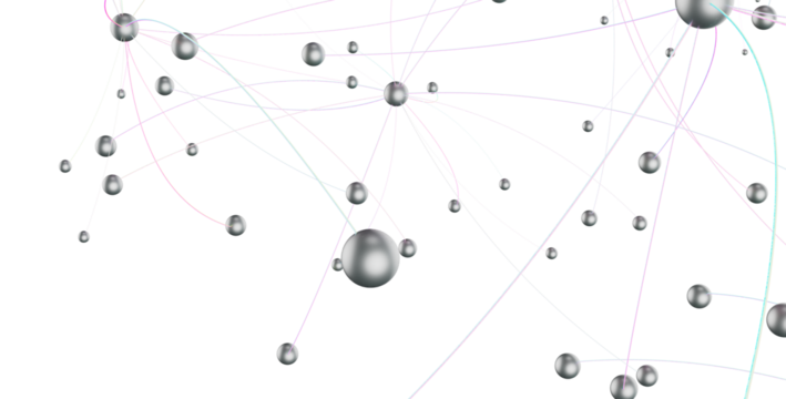 abstract futuristic network on background illustration