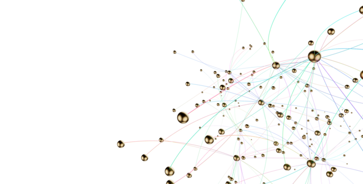 Abstract futuristic - technology with polygonal shapes on dark blue background.