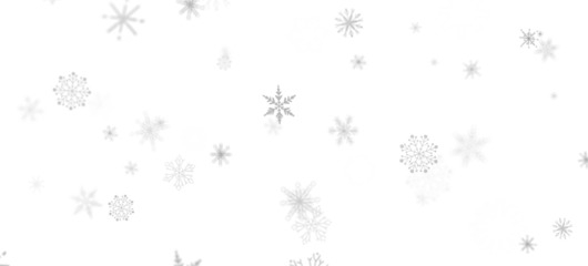 Snowflake Symphony: Magnificent 3D Illustration Showcasing Falling Holiday Snowflakes in Harmony