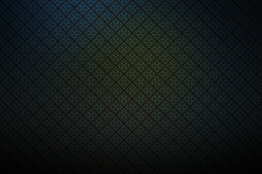 Abstract dark blue background with rhombus pattern