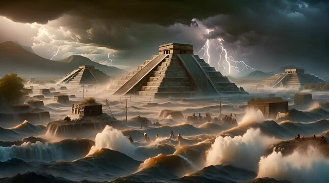 Great Flood in Aztec and Mayan Cultures