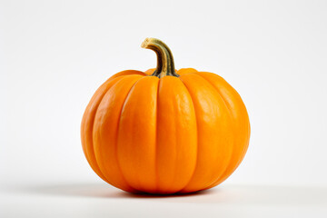 Obraz premium Vibrant Pumpkin Image with White Background