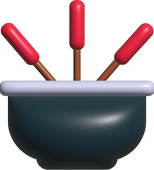 Incense 3D icon