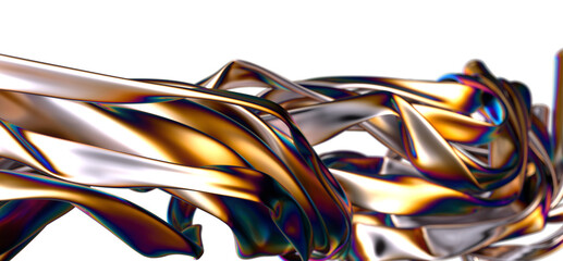 Captivating Chromatic Universe: Dive into a 3D Multicolor Extravaganza