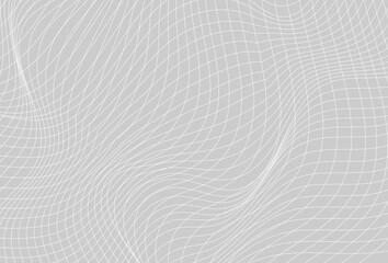 Wave Lines Pattern Abstract Background. Vector Illustration