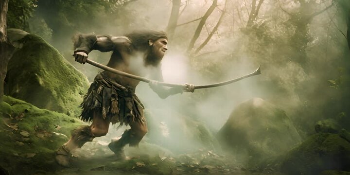 Neanderthal Ancient Human Hunting