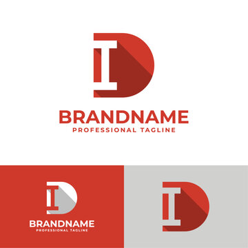 Letter DI Letter Logo, suitable for business DI and ID intials