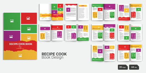 Recipe Cook Book Design Cookbook Layout Design Recipe book design Cookbook Booklet 