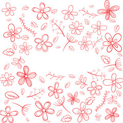 background with flowers