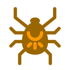 害虫、ダニを表すカラースタイルのアイコン