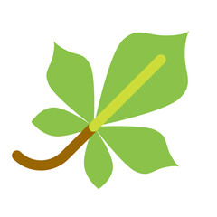 葉を表すカラースタイルのアイコン