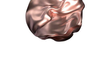 Textured Opulence: Abstract 3D Gold Cloth Illustration for Exquisite Artistry