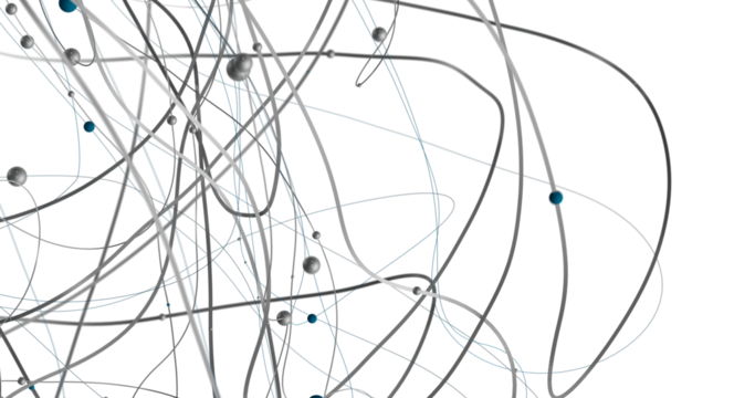 technology with polygonal shapes on dark blue background.