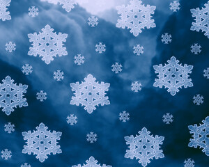 Zimowe tło © Hanna