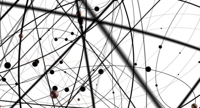 technology with polygonal shapes on dark blue background.