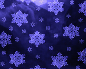 Zimowe tło © Hanna