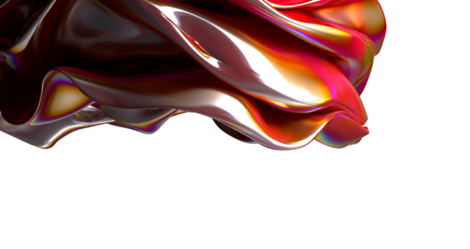 Chromatic Splendor: A Mesmerizing 3D Display of Colors