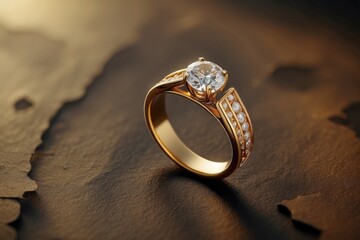 ring with diamonds