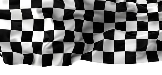 Waving racing finish flag in - obrazy, fototapety, plakaty