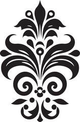 Tribal Adornments Decorative Ethnic Floral Logo Ethnic Elegance Floral Vector Emblem Design