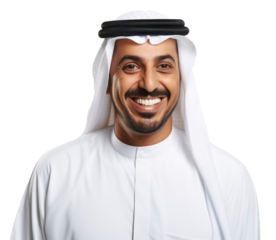 Photo of a middle eastern man smiling
