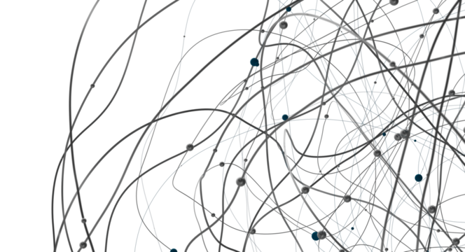 abstract futuristic network on background illustration