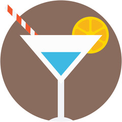 Cocktail Vector Icon
