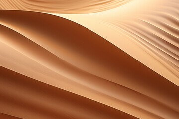 Gorgeous sand dunes in the Sahara Desert located in Morocco, showcasing the African desert landscape