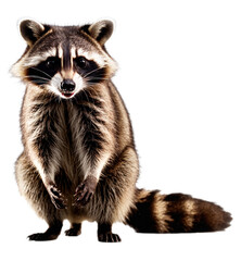 Fototapeta premium raccoon on transparent background, PNG