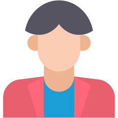 Young boy  Vector Icon