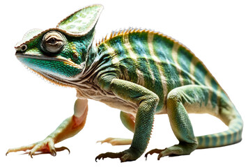 Obraz premium chameleon on transparent background, png