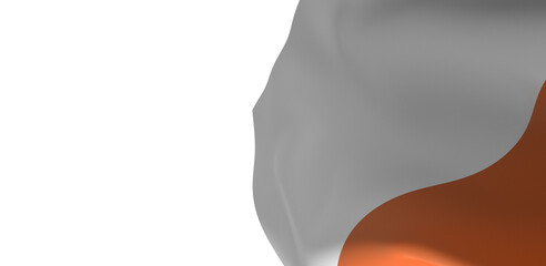 Abstract premium red white wave background social media template