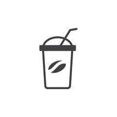 coffe cup icon. sign for mobile concept and web design. outline vector icon. symbol, logo illustration. vector graphics.