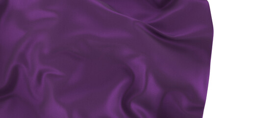 Abstract purple cloth swaying in the wind