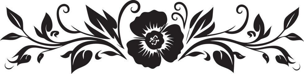 Ethereal Inked Orchids Noir Logo Vector Chronicles Monochrome Floral Rhapsody Noir Emblematic Whispers