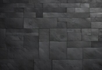 Black grey anthracite stone concrete texture background panorama banner long