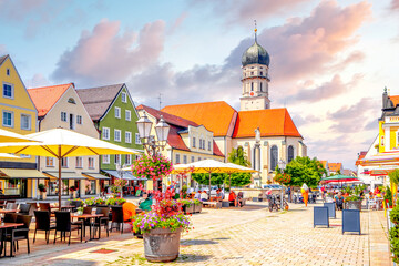 Altstadt, Schongau, Deutschland 