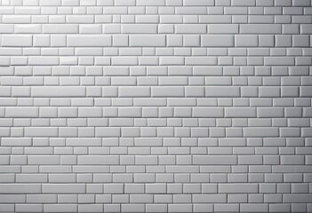 White light brick tiles tilework glazed ceramic wall or floor texture wide background banner panorama