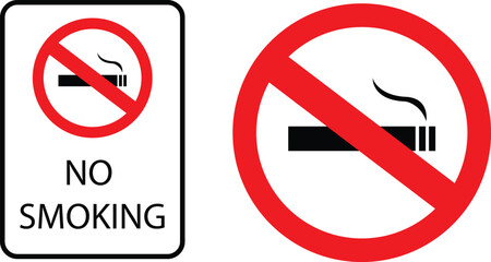No smoking sign vector illustration