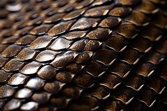 A close up view of a snake skin