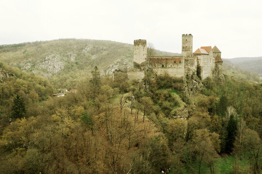 Hardegg Castle in Austria on the Thaya River