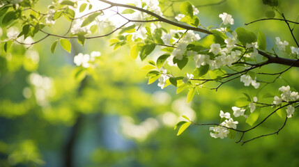 ?lose-up of vibrant green leaves with a soft-focus background