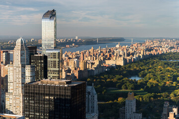 Blick vom Top of the Rock, Central Park, Rockefeller Center, Manhatten, New York City, New York, USA