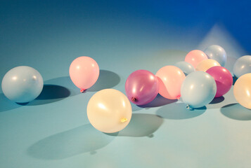 Luftballons  - obrazy, fototapety, plakaty