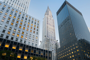 Chrystler Building von der 3rd Avenue, Manhatten, New York City, New York, USA