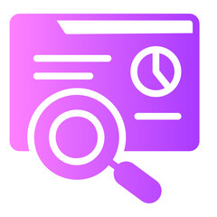 analysis gradient icon