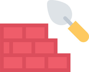 design vector image icons brick wall